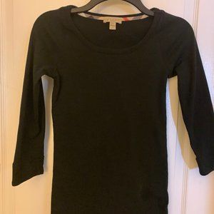 Burberry Check Detail Stretch Cotton Top